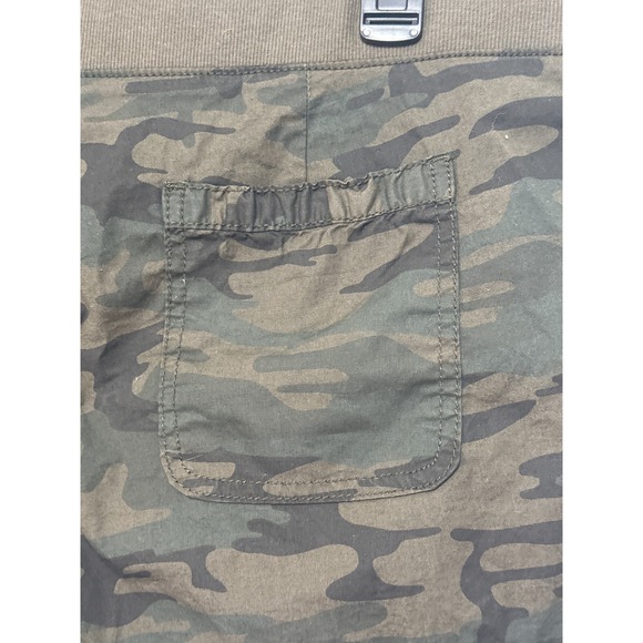 a.n.a  Womens Camo Cargo Shorts Size 10 Elastic Waist Drawstring Pockets - Picture 5 of 6